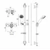 Bristan Regency Dual Exposed Mixer Shower With Shower Kit -HEATANDPLUMB Sales bristan regency complete mixer shower r2 shxar c