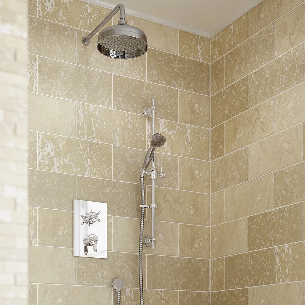 Bristan Renaissance Concealed Mixer Shower With Shower Kit And Fixed Head 3 Bristan Renaissance Concealed Mixer Shower With Shower Kit And Fixed Head