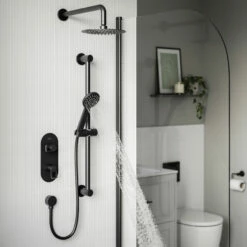 Bristan Saffron Dual Concealed Mixer Shower With Shower Kit And Fixed Head - Black 10 Bristan Saffron Dual Concealed Mixer Shower With Shower Kit And Fixed Head - Black -HEATANDPLUMB Sales bristan saffron complete mixer shower saffron blk shwr pk 2