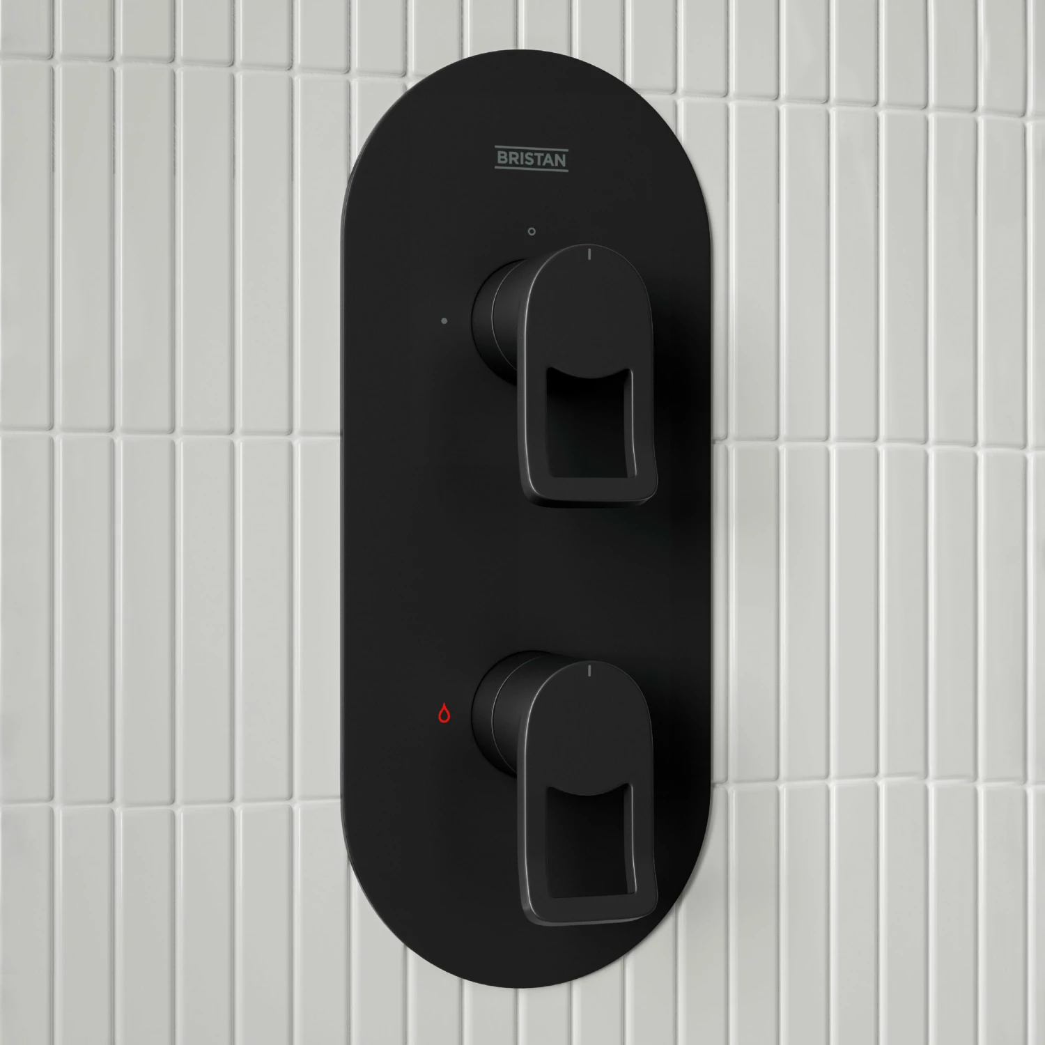 Bristan Saffron Dual Concealed Mixer Shower With Shower Kit And Fixed Head - Black 4 Bristan Saffron Dual Concealed Mixer Shower With Shower Kit And Fixed Head - Black - Image 2