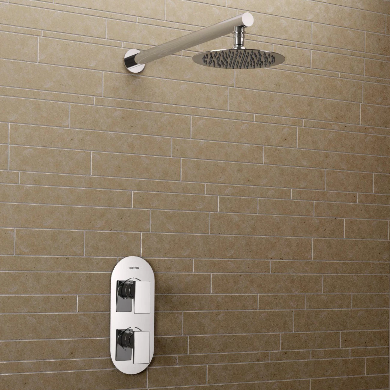 Bristan Sail Dual Concealed Mixer Shower With Fixed Head 3 Bristan Sail Dual Concealed Mixer Shower With Fixed Head
