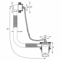 Bristan Traditional Bath Waste With Porcelain Plug Chrome - Slotted 7 Bristan Traditional Bath Waste With Porcelain Plug Chrome - Slotted -HEATANDPLUMB Sales bristan traditional waste w bath01 c 2 1