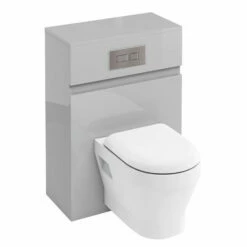 Britton D30 Back To Wall WC Unit With Dual Flush Cistern And Plate - Light Grey 7 Britton D30 Back To Wall WC Unit With Dual Flush Cistern And Plate - Light Grey -HEATANDPLUMB Sales britton bathroom furniture brd30wcup