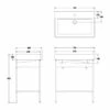 Britton Shoreditch Frame 700mm Wide Basin With Black Washstand - 1TH -HEATANDPLUMB Sales britton shoreditch basin frame002 shr 017 2