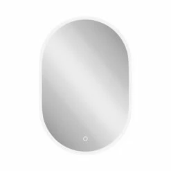 Britton Shoreditch Oblong LED Illuminated Bathroom Mirror 600mm H X 400mm W