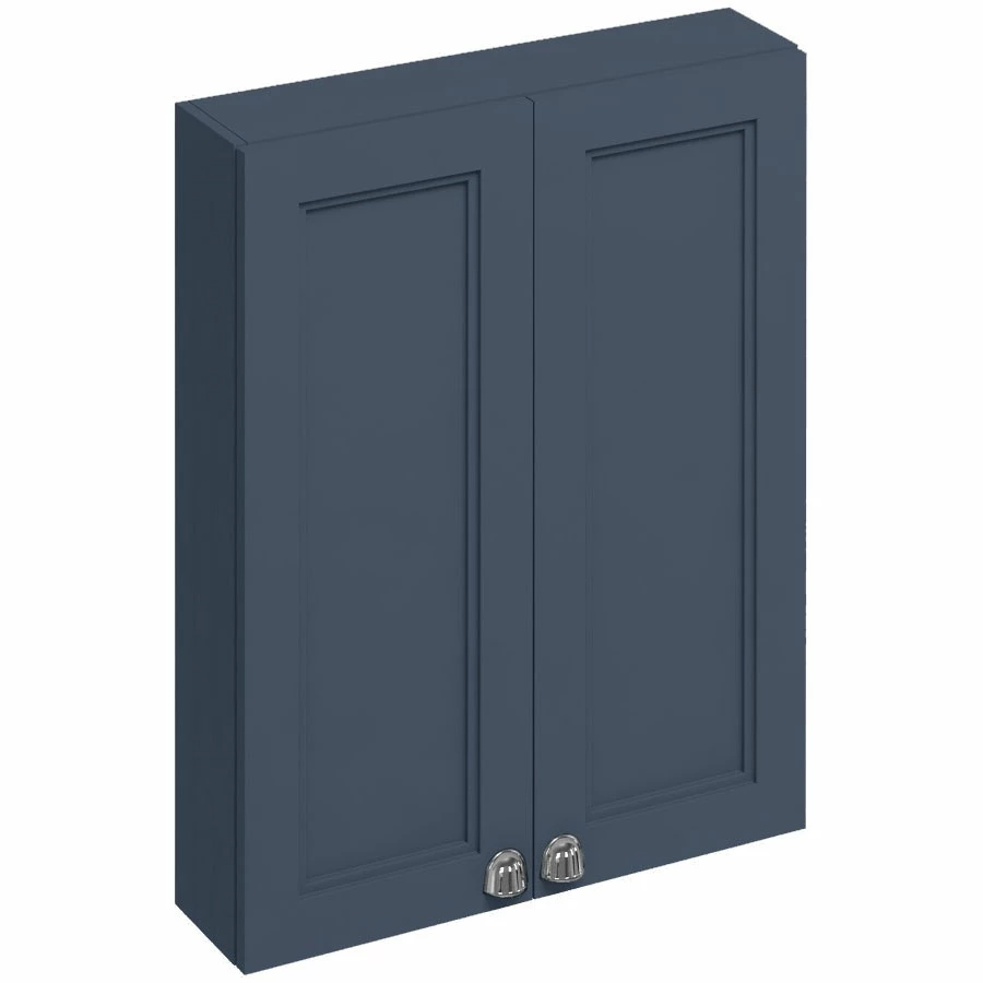 Burlington 60 Fitted 2-Door Wall Cabinet Unit 600mm Wide - Blue 4 Burlington 60 Fitted 2-Door Wall Cabinet Unit 600mm Wide - Blue - Image 2