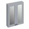 Burlington 60 Fitted 2-Door Mirror Wall Cabinet Unit 600mm Wide - Classic Grey -HEATANDPLUMB Sales burlington 60 fitted bathroom furniture f6mg