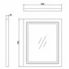 Burlington 60 Fitted Framed Bathroom Mirror 750mm High X 600mm Wide - Classic Grey 1 Burlington 60 Fitted Framed Bathroom Mirror 750mm High X 600mm Wide - Classic Grey -HEATANDPLUMB Sales burlington 60 fitted bathroom mirror m6mo 1 2