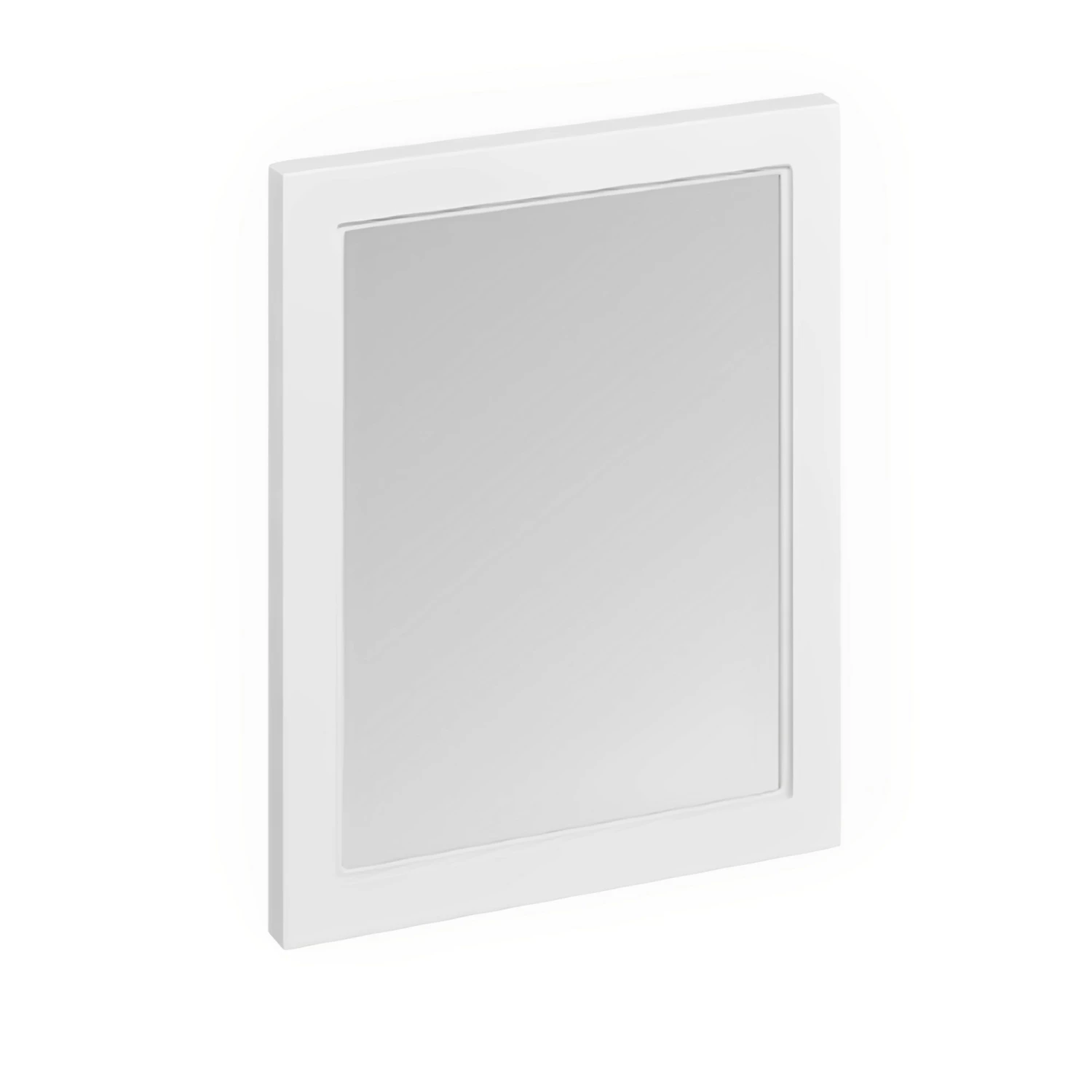 Burlington 60 Fitted Framed Bathroom Mirror 750mm High X 600mm Wide Matt White 3 Burlington 60 Fitted Framed Bathroom Mirror 750mm High X 600mm Wide Matt White