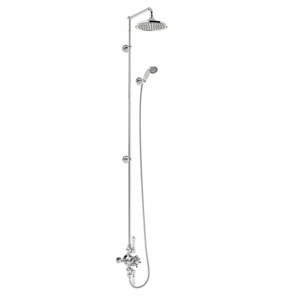 Burlington Avon Extended Triple Exposed Mixer Shower With Shower Kit + 12inch Fixed Head 6 Burlington Avon Extended Triple Exposed Mixer Shower With Shower Kit + 12inch Fixed Head - Image 4