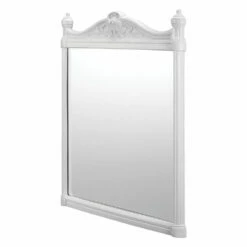 Burlington Traditional Framed Bathroom Mirror 750mm High X 553mm Wide White