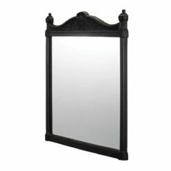 Burlington Traditional Framed Bathroom Mirror 750mm High X 553mm Wide Black -HEATANDPLUMB Sales burlington bathroom mirror t47bla