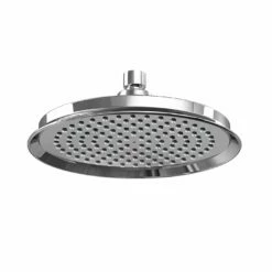 Burlington Tay DM Complete Bath Shower Mixer Rigid Riser With Fixed 9 Inch Head - Chrome