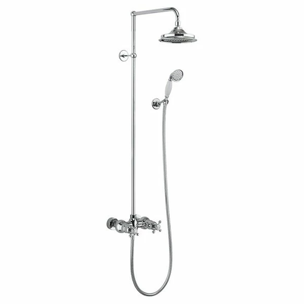 Burlington Eden Dual Exposed Shower Kit 9inch Fixed Head 4 Burlington Eden Dual Exposed Shower Kit 9inch Fixed Head - Image 2
