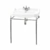 Burlington Edwardian Basin With Regal Chrome Wash Stand 800mm Wide 1 Tap Hole 1 Burlington Edwardian Basin With Regal Chrome Wash Stand 800mm Wide 1 Tap Hole -HEATANDPLUMB Sales burlington edwardian basin b181th t50chr t62