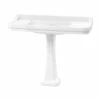Burlington Edwardian Basin With Full Pedestal 1200mm Wide - 2 Tap Hole -HEATANDPLUMB Sales burlington edwardian basin b192th p6 1