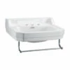 Burlington Edwardian Basin With Towel Rail 610mm Wide 3 Tap Hole 1 Burlington Edwardian Basin With Towel Rail 610mm Wide 3 Tap Hole -HEATANDPLUMB Sales burlington edwardian basin b43th t1chr 1 1