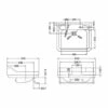 Burlington Edwardian Basin With Towel Rail 610mm Wide 2 Tap Hole -HEATANDPLUMB Sales burlington edwardian basin b52th t3chr 1