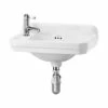 Burlington Edwardian Rectangular Cloakroom Basin 515mm Wide LH Tap Hole 2 Burlington Edwardian Rectangular Cloakroom Basin 515mm Wide LH Tap Hole -HEATANDPLUMB Sales burlington edwardian basin b8l 2
