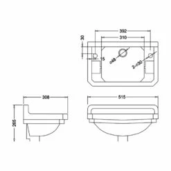HEATANDPLUMB Sales -HEATANDPLUMB Sales burlington edwardian basin b8l t6chr 2