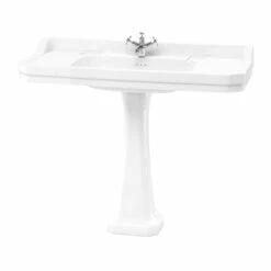 Burlington Edwardian Basin With Full Pedestal 1200mm Wide - 1 Tap Hole
