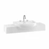 Burlington Riviera Semi-Recessed Basin 580mm Wide - 3 Tap Hole