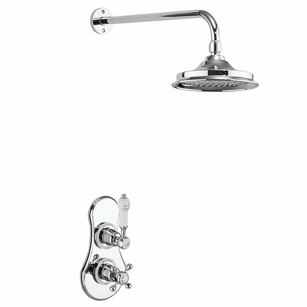 Burlington Severn Dual Concealed Mixer Shower 6inch Fixed Head 5 Burlington Severn Dual Concealed Mixer Shower 6inch Fixed Head - Image 3