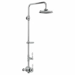 Burlington Stour Dual Exposed Mixer Shower With 9inch Fixed Head -HEATANDPLUMB Sales burlington stour complete mixer shower bf2s v17