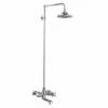 Burlington Tay WM Bath Shower Mixer With Rigid Riser With Fixed Head 1 Burlington Tay WM Bath Shower Mixer With Rigid Riser With Fixed Head -HEATANDPLUMB Sales burlington tay complete mixer shower t2ws v21 v17