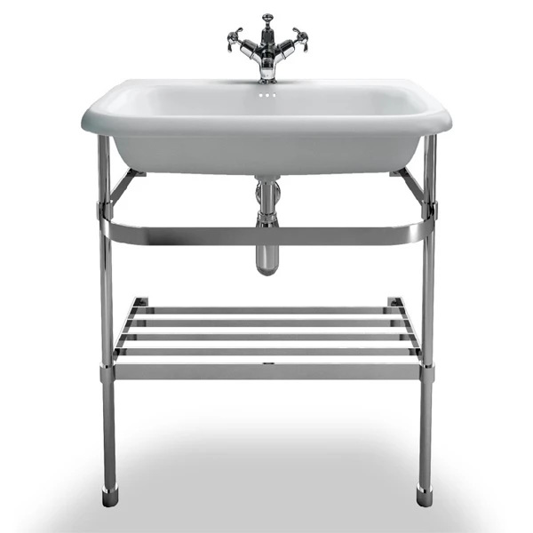 Burlington Traditional Natural Stone Basin And Wash Stand 750mm Wide 0 Tap Hole 5 Burlington Traditional Natural Stone Basin And Wash Stand 750mm Wide 0 Tap Hole - Image 3