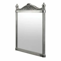 Burlington Traditional Framed Bathroom Mirror 750mm High X 553mm Wide Brushed 7 Burlington Traditional Framed Bathroom Mirror 750mm High X 553mm Wide Brushed -HEATANDPLUMB Sales burlington traditional bathroom mirror t37alu