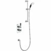 Burlington Trent Thermostatic Dual Concealed Mixer Shower With Shower Kit - Black -HEATANDPLUMB Sales burlington trent complete mixer shower tf1hbla