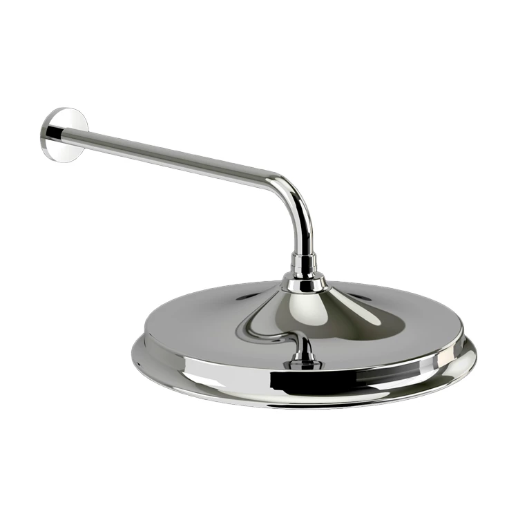 Burlington Tay WM Complete Bath Shower Mixer Extended Rigid Riser With Fixed 12 Inch Head - Chrome 6 Burlington Tay WM Complete Bath Shower Mixer Extended Rigid Riser With Fixed 12 Inch Head - Chrome - Image 4