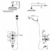 Burlington Trent Dual Concealed Mixer Shower With Shower Kit + 9 Inch Fixed Head -HEATANDPLUMB Sales burlington trent complete mixer shower tf2s v17