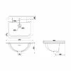 Burlington Victorian Inset Counter Top Basin 540mm Wide 1 Tap Hole 1 Burlington Victorian Inset Counter Top Basin 540mm Wide 1 Tap Hole -HEATANDPLUMB Sales burlington victorian basin b131th 2