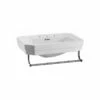 Burlington Victorian Basin With Towel Rail 560mm Wide 3 Tap Hole 2 Burlington Victorian Basin With Towel Rail 560mm Wide 3 Tap Hole -HEATANDPLUMB Sales burlington victorian basin b23th t1chr 1