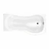 Carron Arc Curved P-Shaped Shower Bath 1700mm X 700/850mm Right Handed - Carronite -HEATANDPLUMB Sales carron arc showerbath bath 02186