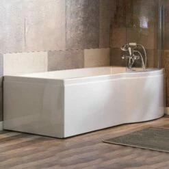 Carron Aspect P-Shaped Shower Bath 1700mm X 700/800mm Right Handed - 5mm Acrylic 8 Carron Aspect P-Shaped Shower Bath 1700mm X 700/800mm Right Handed - 5mm Acrylic -HEATANDPLUMB Sales carron aspect bath 02027 2