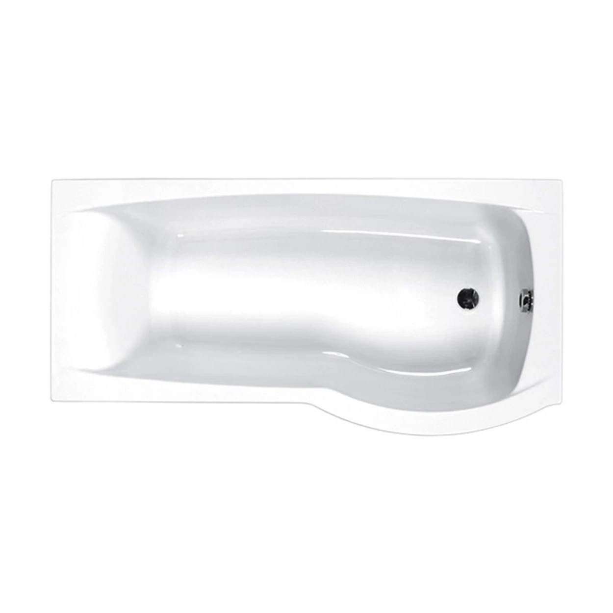 Carron Aspect P-Shaped Shower Bath 1700mm X 700/800mm Right Handed - 5mm Acrylic 6 Carron Aspect P-Shaped Shower Bath 1700mm X 700/800mm Right Handed - 5mm Acrylic - Image 4