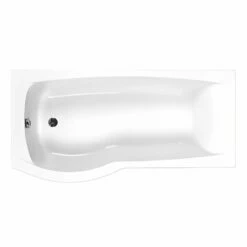 Carron Delta P-Shaped Shower Bath 1600mm X 700/800mm Left Handed - Carronite 9 Carron Delta P-Shaped Shower Bath 1600mm X 700/800mm Left Handed - Carronite -HEATANDPLUMB Sales carron delta shower bath 23 2681l 4