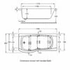 Carron Delta P-Shaped Shower Bath 1600mm X 700/800mm Left Handed - Carronite 2 Carron Delta P-Shaped Shower Bath 1600mm X 700/800mm Left Handed - Carronite -HEATANDPLUMB Sales carron delta showerbath bath 02072 1