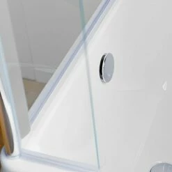 Carron Quantum L-Shaped Shower Bath 1700mm X 700/850mm Left Handed - 5mm Acrylic -HEATANDPLUMB Sales carron quantum shower bath 23 4891l 3