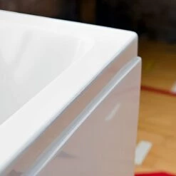 Carron Quantum L-Shaped Shower Bath 1500mm X 700/850mm Left Handed - Carronite 14 Carron Quantum L-Shaped Shower Bath 1500mm X 700/850mm Left Handed - Carronite -HEATANDPLUMB Sales carron quantum showerbath bath 02174 11