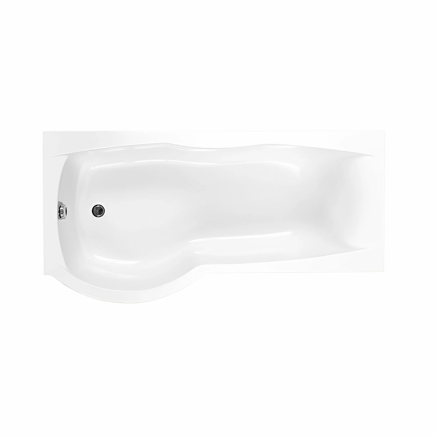 Carron Sigma P-Shaped Shower Bath 1800mm X 750mm/900mm Left Handed - Carronite 4 Carron Sigma P-Shaped Shower Bath 1800mm X 750mm/900mm Left Handed - Carronite - Image 2