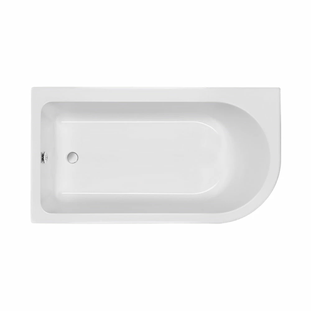 Carron Status Offset Corner Shower Bath 1550mm X 850mm Right Handed - 5mm Acrylic 4 Carron Status Offset Corner Shower Bath 1550mm X 850mm Right Handed - 5mm Acrylic - Image 2