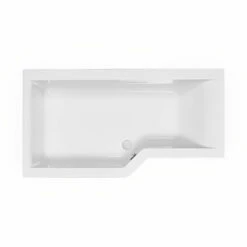 Carron Urban Edge L-Shaped Shower Bath 1675mm X 700mm/850mm Left Handed - 5mm Acrylic 12 Carron Urban Edge L-Shaped Shower Bath 1675mm X 700mm/850mm Left Handed - 5mm Acrylic -HEATANDPLUMB Sales carron urban edge bath 02427