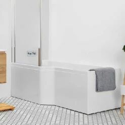 Carron Urban Edge L-Shaped Shower Bath 1675mm X 700mm/850mm Left Handed - 5mm Acrylic 11 Carron Urban Edge L-Shaped Shower Bath 1675mm X 700mm/850mm Left Handed - 5mm Acrylic -HEATANDPLUMB Sales carron urban edge bath 23 0046l