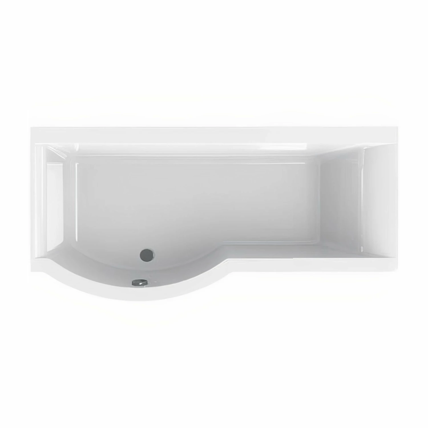Carron Urban P-Shaped Shower Bath 1700mm X 750/900mm Left Handed - 5mm Acrylic 3 Carron Urban P-Shaped Shower Bath 1700mm X 750/900mm Left Handed - 5mm Acrylic