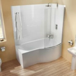 Cleargreen Ecoround Shower Bath 1700mm X 900mm/740mm - Right Handed 9 Cleargreen Ecoround Shower Bath 1700mm X 900mm/740mm - Right Handed -HEATANDPLUMB Sales cleargreen ecoround bath r20 2