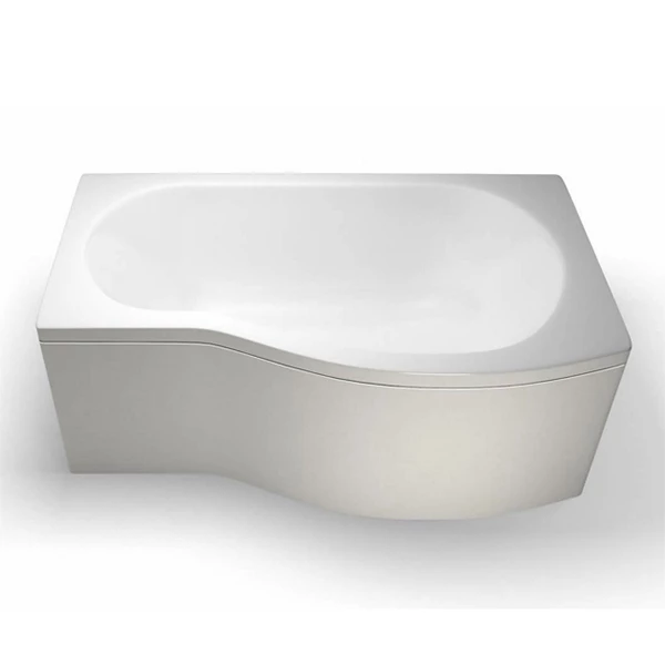 Cleargreen Ecoround Shower Bath 1700mm X 900mm/740mm - Right Handed 3 Cleargreen Ecoround Shower Bath 1700mm X 900mm/740mm - Right Handed